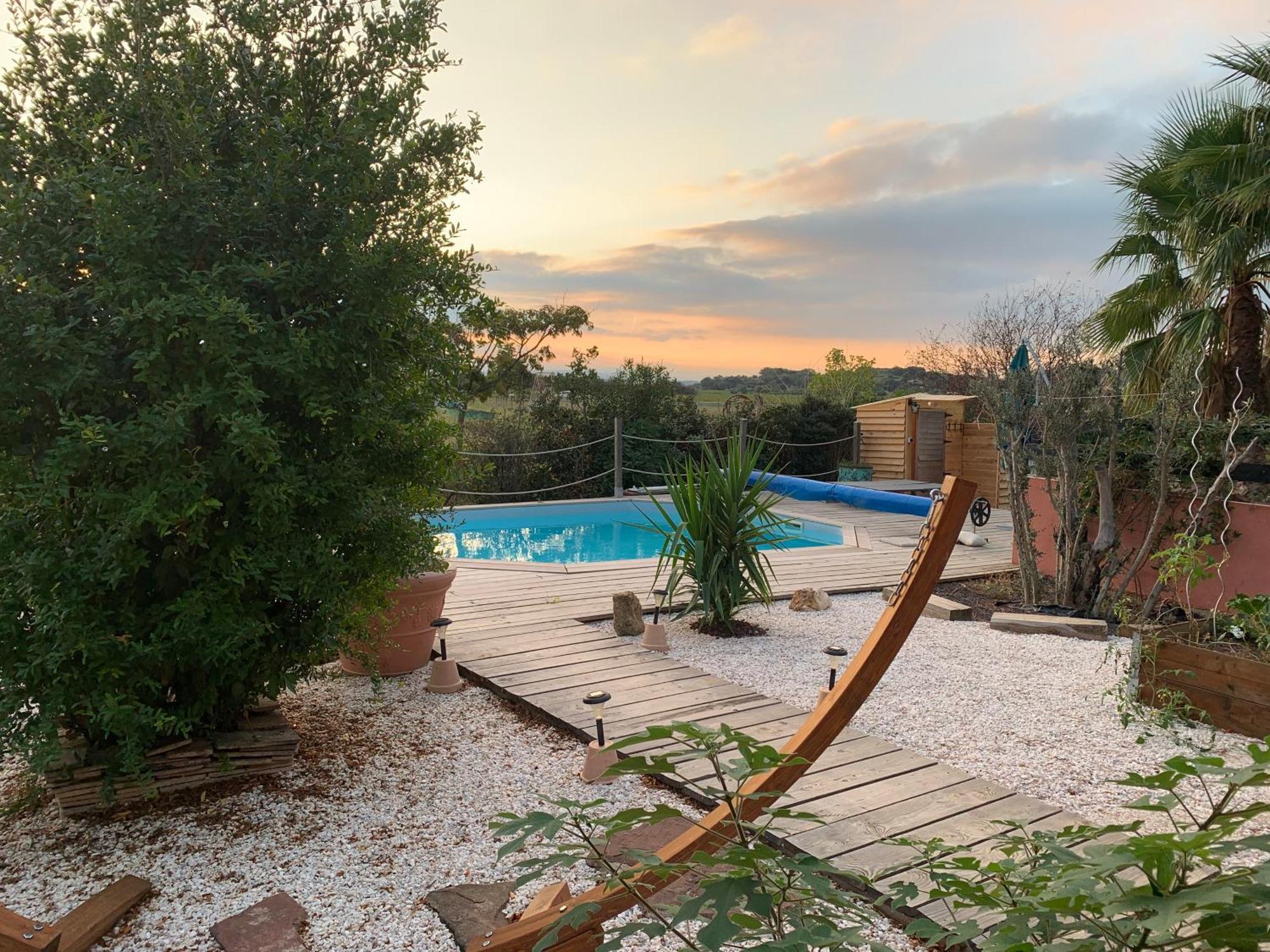 Bed and Breakfast Chambre D'Hotes Mazet Les Abadies Saint-Felix-de-Lodez Exterior foto